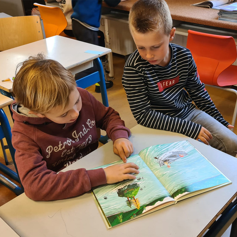 De Meeuwenberg - LIST - lezende kinderen